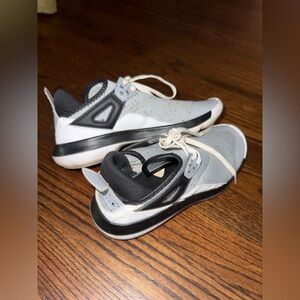 Nike Jordan’s Gray and Black Sneakers